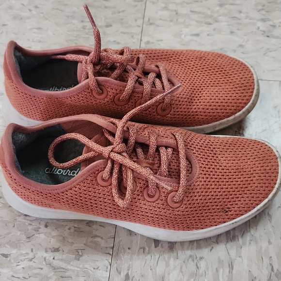Allbirds Tree Runners Womens Size 7 Rust Sunkissed Orange Red Wool Sneakers - Picture 3 of 7